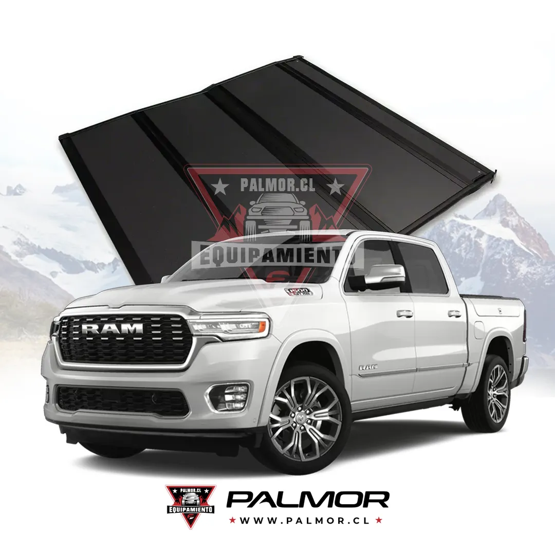 Dodge Ram 1500 con RamBox 2013-2026 Tapa Rígida Plegable