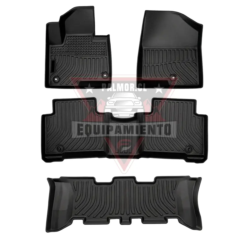 Hyundai Santa Fe 3 corridas 2013-2018 piso calce perfecto