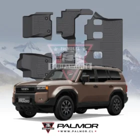 Toyota Land Cruiser Prado 250 3 corridas 2024-2026 piso calce perfecto